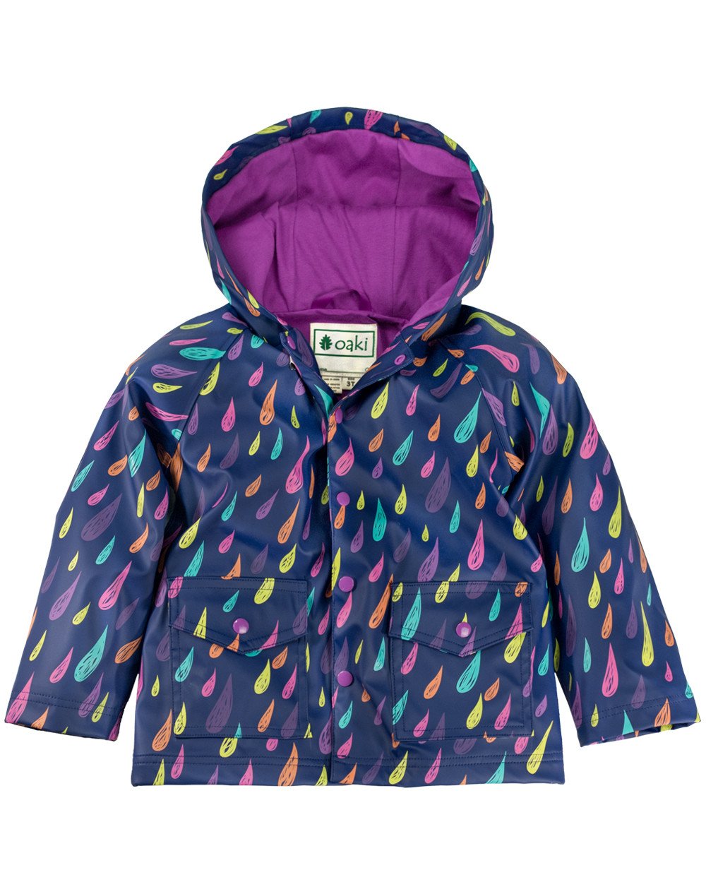 Raindrops - Rain Coat for Women